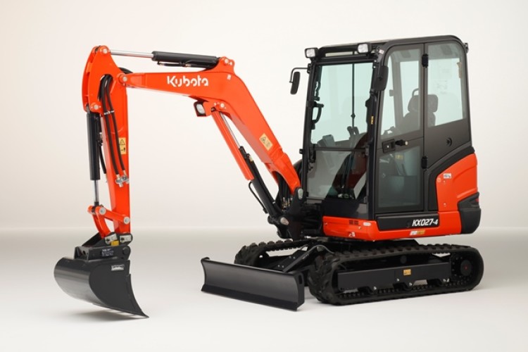 The KX027-4 is among the Kubota models purchased by Charles Wilson