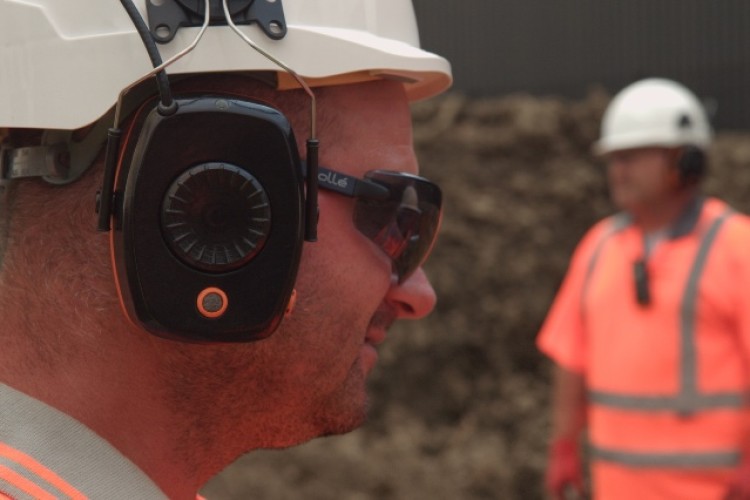 BAM Nuttall trialled Eave Work Bluetooth Ear Defenders on a London site