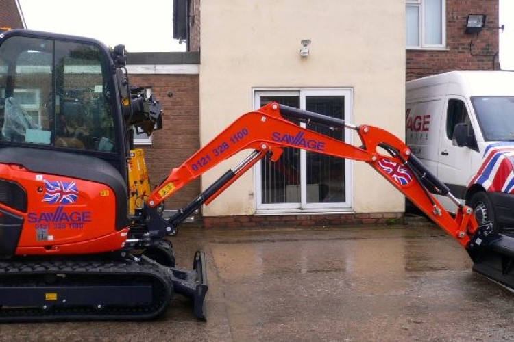 One of the new Kubota U27-4 units