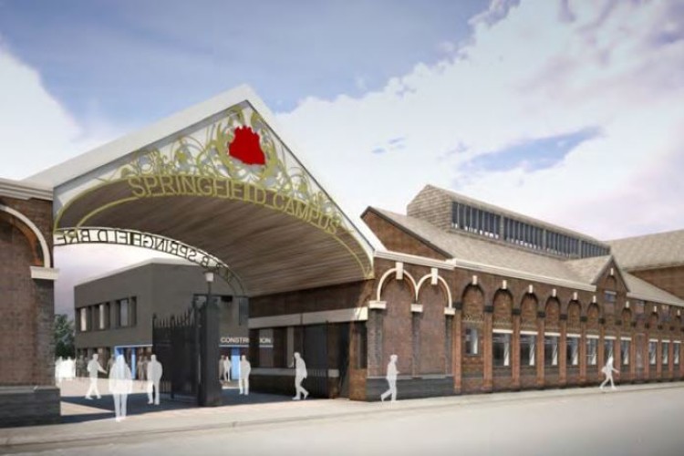 The old brewery gates will be preserved