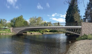 Knight Architects' CGI of the finished bridge Photo Knight Architects Knight Architects' CGI of the finished bridge Photo Knight Architects