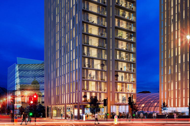 Muse Development's New Victoria scheme next to Manchester Victoria railway station