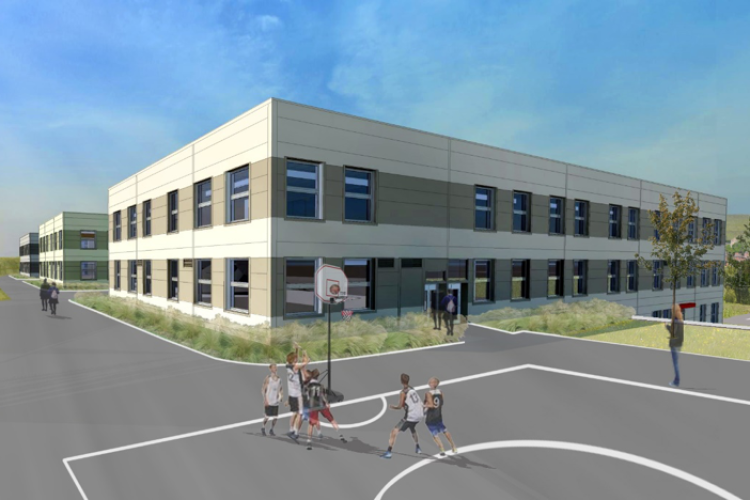 CGI of the new Saddleworth School facilities
