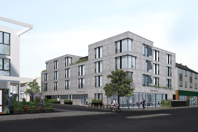 CGI of the proposed Lewes Road building