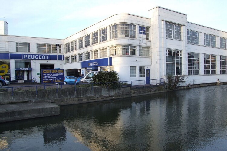 The Rootes building in recent times, looking somewhat shabby and (below) what is planned