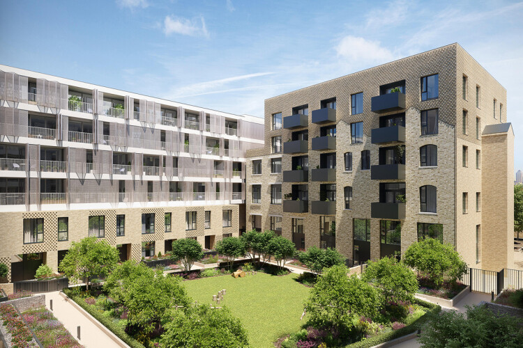 CGI of London Square's Grange Road development