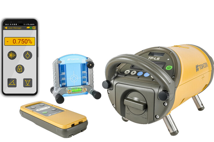 Topcon's new TP-L6 pipe laser kit