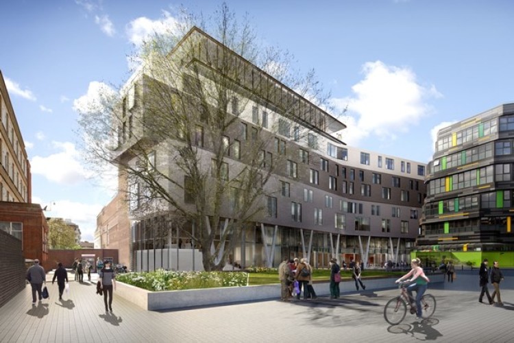 CGI of the new building (Queen Mary University of London / WilkinsonEyre)