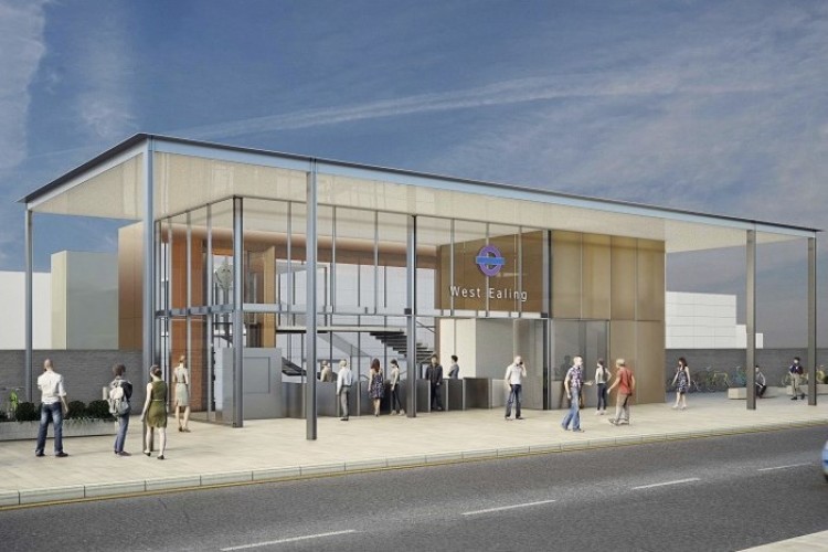 Bennetts' design for West Ealing station 