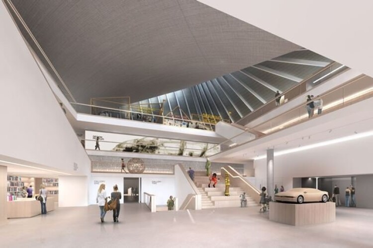 A GCI of the Design Museum&rsquo;s new interior [Alex Morris Visualisation]