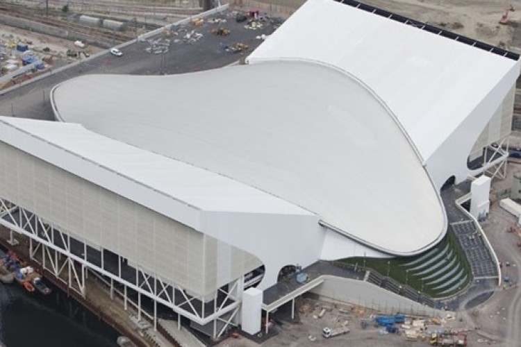 London Aquatics Centre, designed by Dame Zaha Hadid