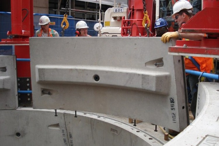 FP McCann shaft linings being installed by Costain Skanska JV