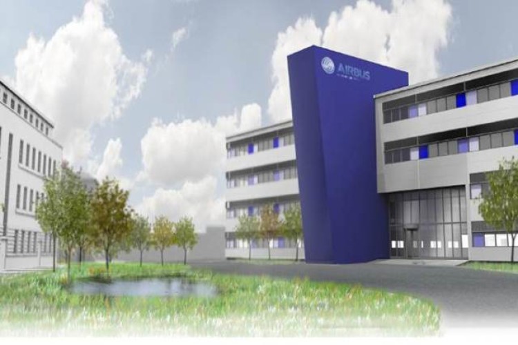 Artist impression of Airbus' new office building