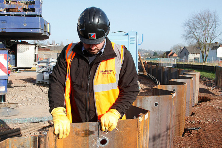 Flood alleviation at Crindau Pill, Newport