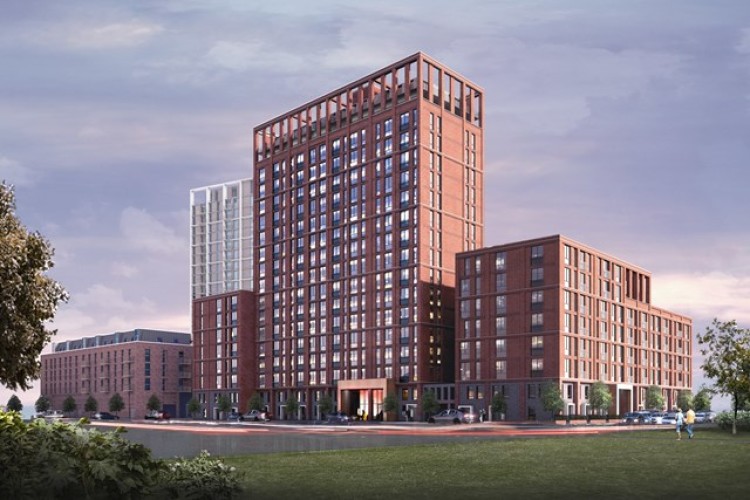 An artist's impression of Outwood Wharf Phase 1