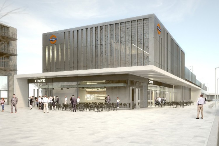 Artist's impression of Barking Riverside station