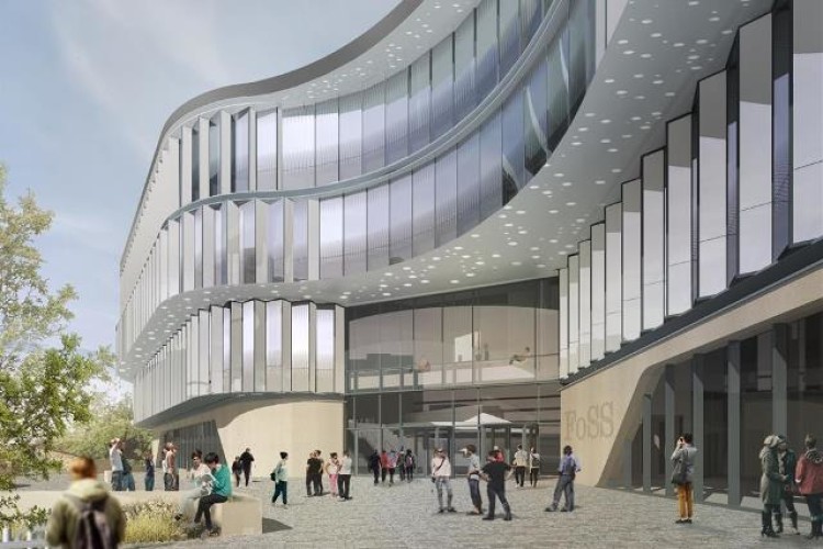 CGI of Sheffield's new Faculty of Social Sciences, designed by HLM