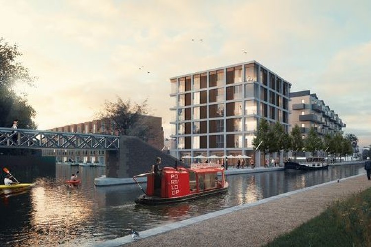 CGI of the plans for Icknield Port Loop 
