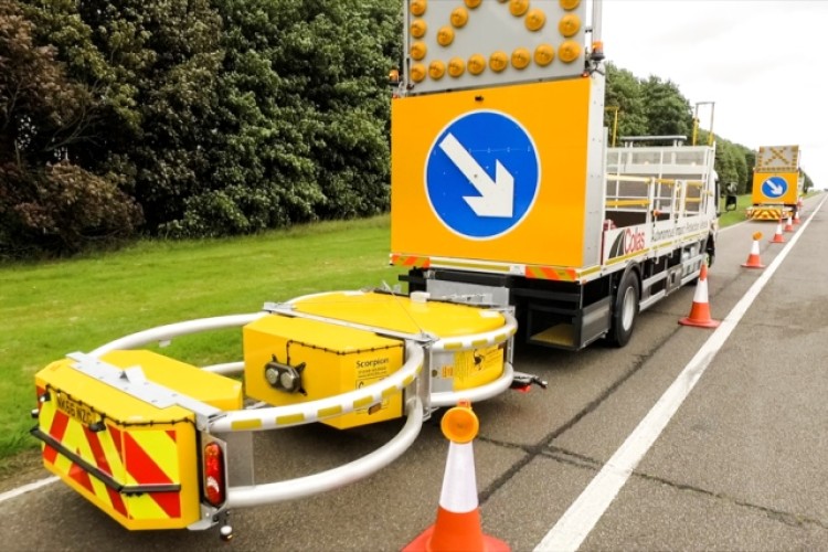 The world's first autonomous road safety vehicle 