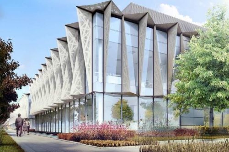 CGI of ARM's new HQ at Peterhouse Technology Park 