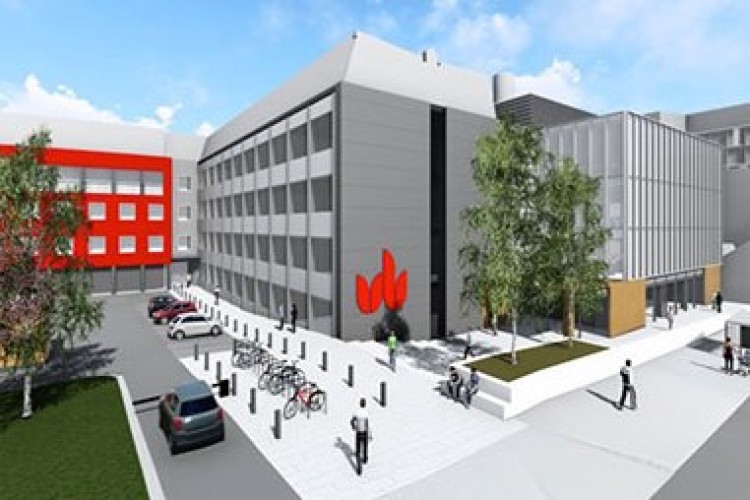 CGI of the new STEM building