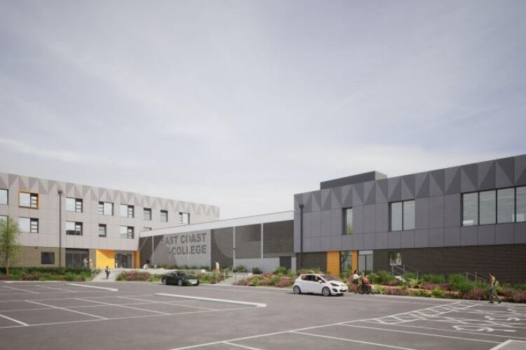 CGI of the new East Coast College campus