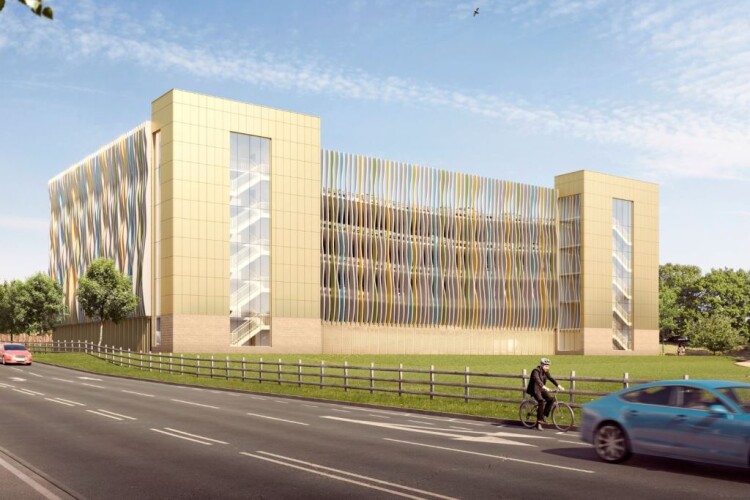 CGI of Queen Elizabeth Hospital's new car park