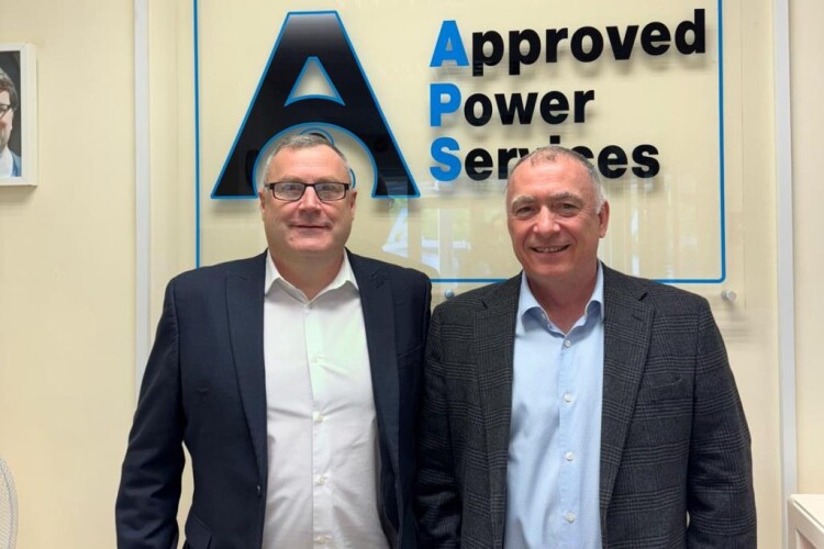 APS (former) owner Paul Oakes and managing director Gerry Donnelly 