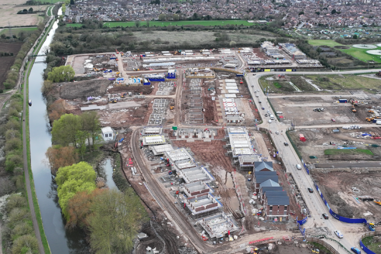 The former Boots site in Nottingham, now called Beeston Canalside