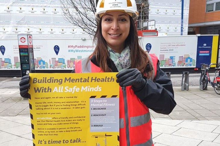 Willmott Dixon mental health first aider Kay Ortatepe 