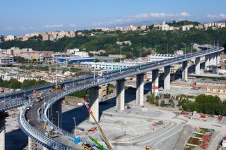 The new bridge was opened in August 2020