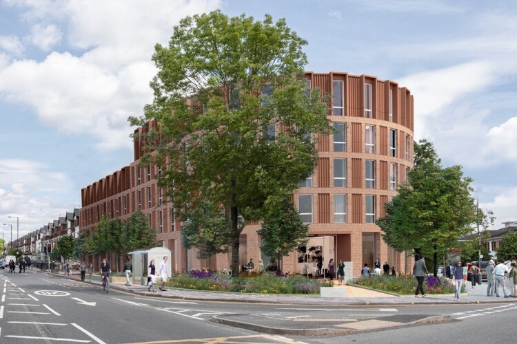 The evocatively-named Dogpool Lane scheme is designed by Glenn Howells Architects