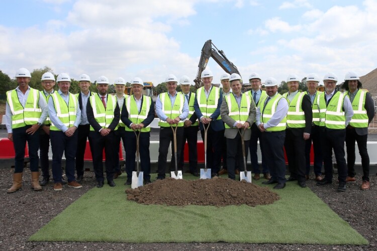 The ground breaking ceremony