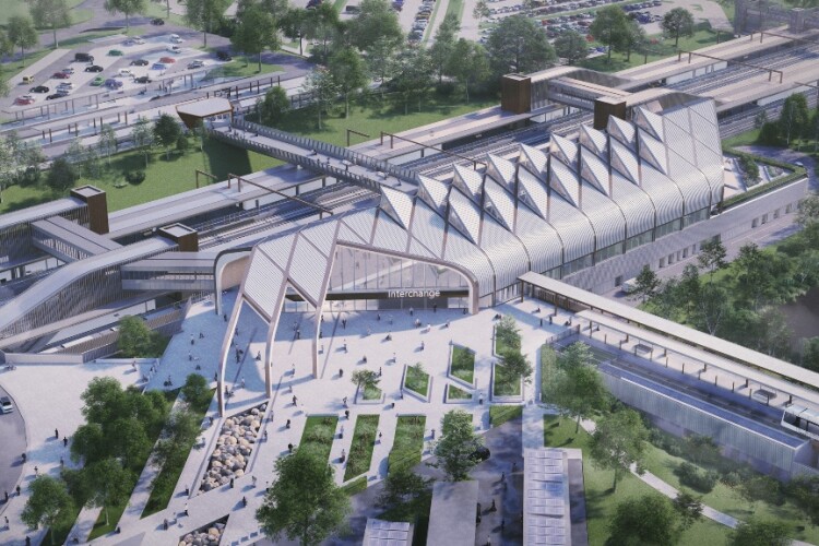 HS2 Solihull interchange, designed by Arup