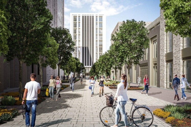 Artist's impression of Moda Living's Sackville Road estate