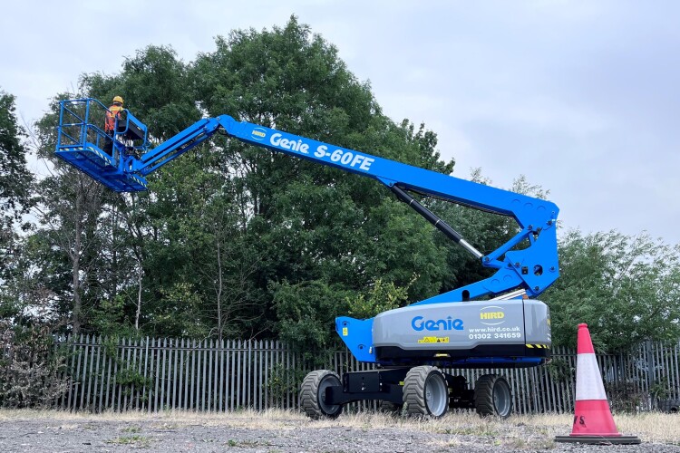 The new Genie S-60 FE boom lift