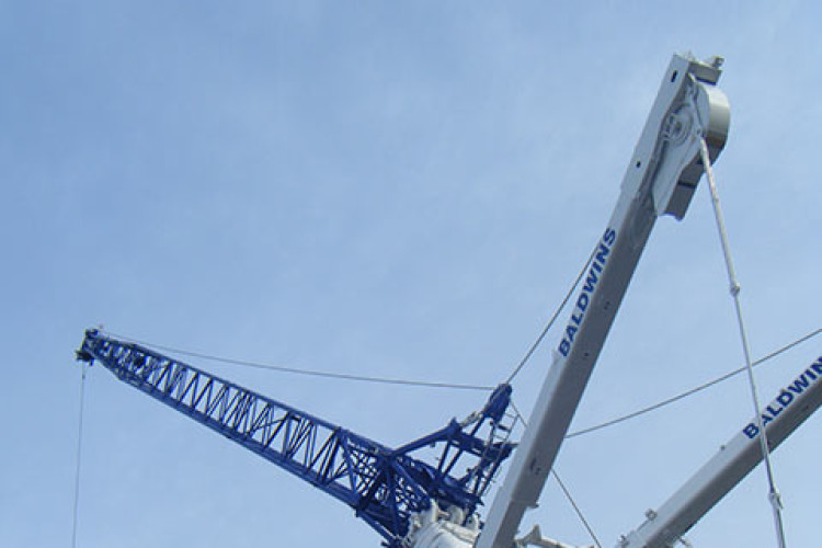 A Liebherr LTM 1500 like the one whose jib collapsed