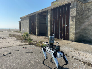 Left: The Orford Ness project offered Bam the ideal opportunity to test its new Spot robot