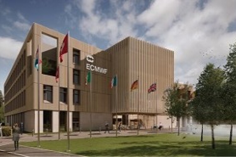 CGI image of the finished building