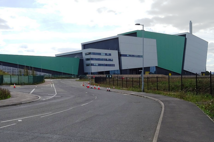 Javelin Park waste plant near Gloucester, built by Balfour Beatty [photo by D Eaketts - creative commons - Wikipedia] 