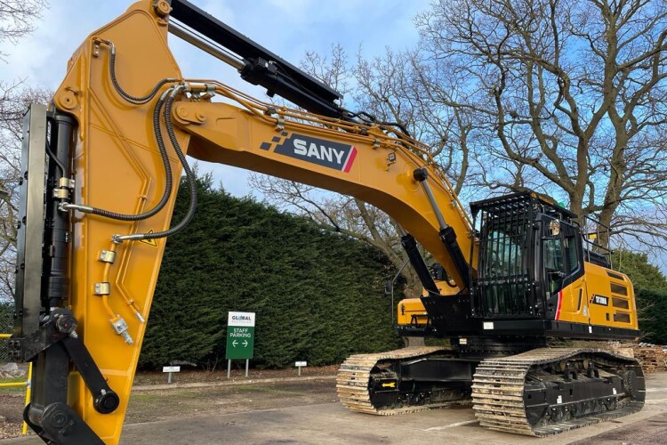 Sany, a privately-owned company, is among Chinese manufacturers to have made progress in the UK excavator market in recent years 