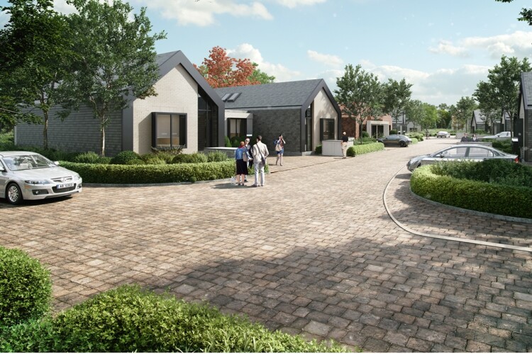 CGI of the Strawberry Fields retirement complex