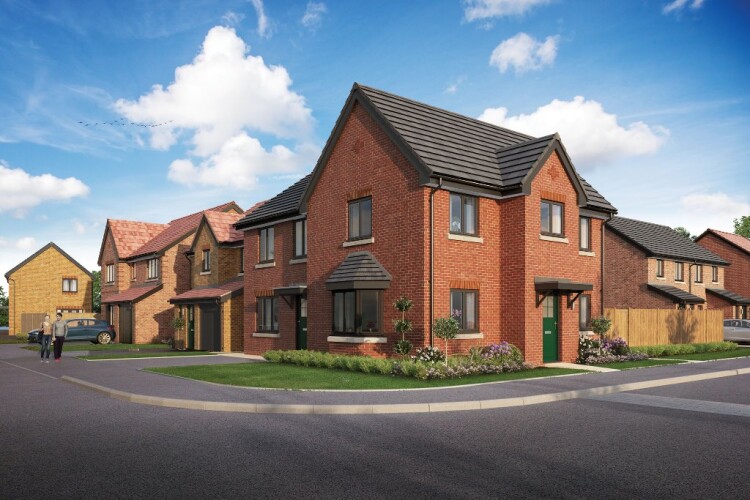 CGI of an Ashberry Homes development