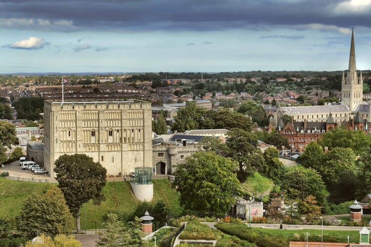 Norwich Castle Keep is being sympathetically revamped 