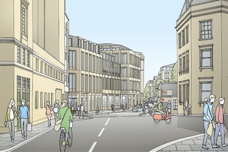 Artist's impression of the scheme