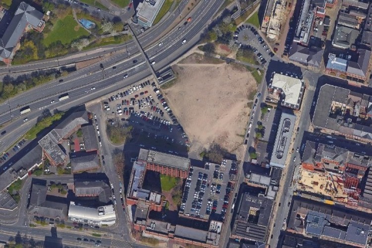 Image of development site from Google Maps