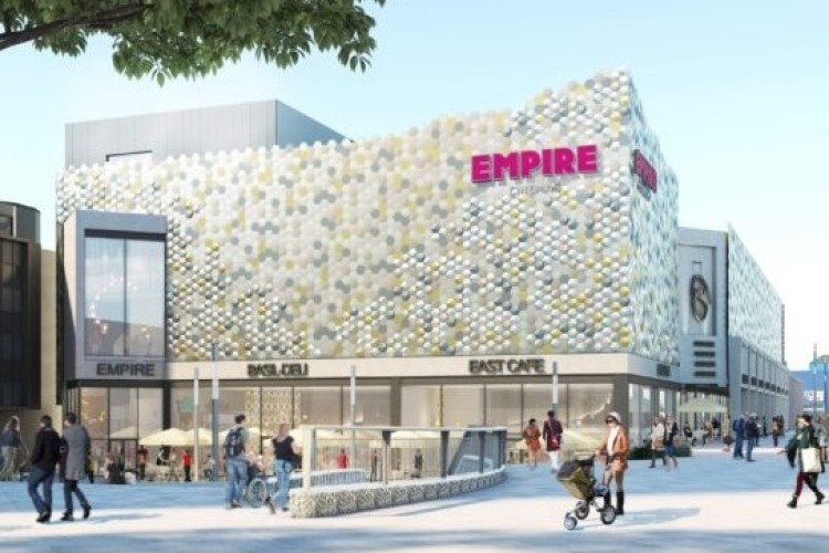 CGI of the cinema complex