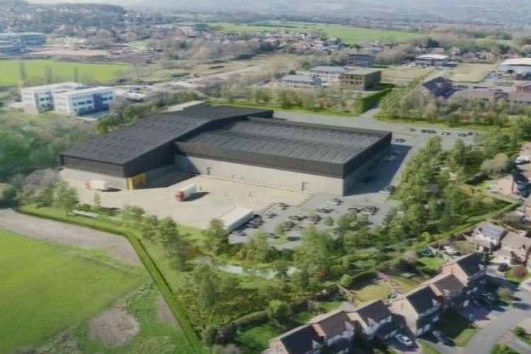 CGI of the new factory