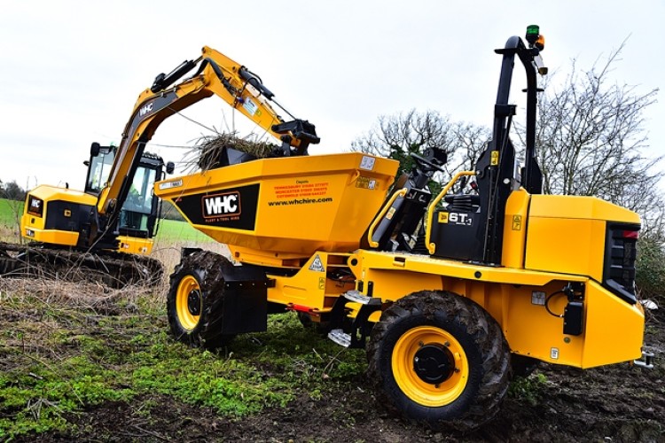 WHC is changing to JCB for site dumpers, but not the SiteSafe cab version