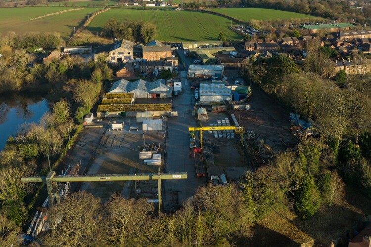 Ebor Concretes' plant in Ripon, North Yorkshire